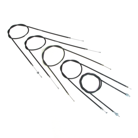 Bowden Cable Kit + Speedo Cable for Simson S51/S53/S60/S70/S83 (5pc) EU