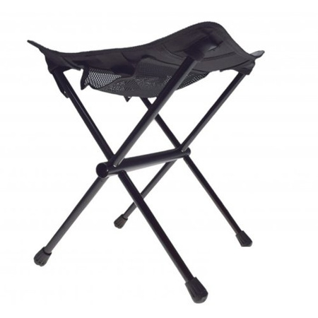 Folding stool compact and practical for camping and motorcycle trips