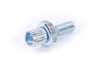 Adjusting screw M8x40 + knurled nut slotted (foot brake) for MZ RT ES TS ETS