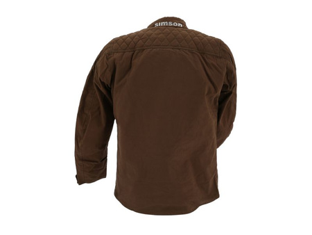 Motorcycle jacket for SIMSON in brown, size L - Functional outdoor jacket