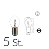5x 6V 35/35W BA20d S2 Headlight Bulb E-mark for Simson MZ Hercules