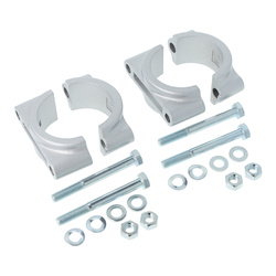 Clamp pieces for mudguard - Simson S50, S51, S70, SR50, SR80, matte silver