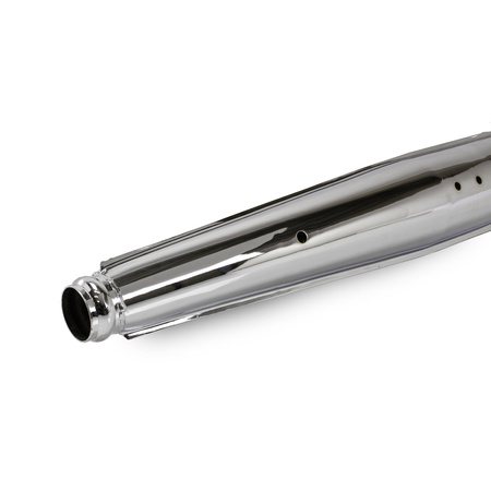 Pair Chrome Exhaust Mufflers for JAWA 350 Type 638 12V Sport