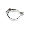 Title: Large Chrome Exhaust Clamp for Simson SR50/SR80
Description: Chrome-plated large exhaust/muffler clamp for Simson SR50 & SR80 — secure, rust-resistant mount.