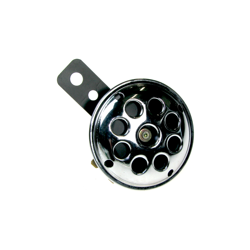 Klakson 6V ø70 do Simson S51 S70 SR50, Herkules Kreidler Zündapp - chrom/czarny