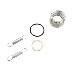 Simson S50/S51/SR50 RESO exhaust cap set with ball flange