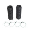 Pair Fork Boots +4 Clamps for BMW R75 Sahara