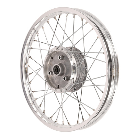 Speichenrad 1,50x16 Zoll für SIMSON Duo, KR51, S51 – Alufelge & Chromspeichen