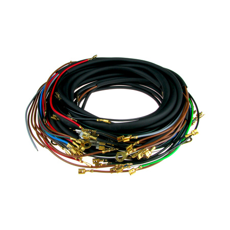 MZ TS 250/TS 250/1 Deluxe Wiring Harness with Tachometer & Diagram
