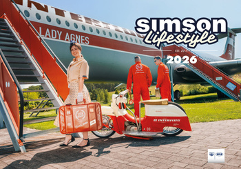 Kalendarz SIMSON Lifestyle 2026 - Kultowe klasyki w centrum uwagi