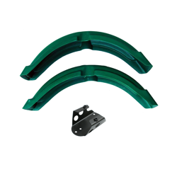 Front fender + holder Enduro - Sport for Simson S50 S51 S53 S70 S83 - green