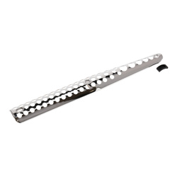 Chrome-plated heat shield including an intermediate layer - for Enduro exhaust S51E, S70E