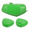 Tank set Enduro with swirl logo for Simson S51E S70E - juice green - MZA