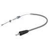 Bowden cable set: brake cable, clutch cable, throttle cable, starter cable for Simson SR4-2 - gray