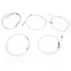 Bowden Cable Set for IWL Berlin/Wiesel - 5pc White