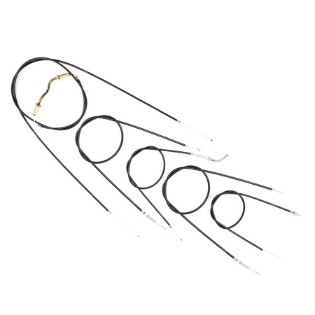 Bowden cable kit for NSU Quickly N/S from F.No.651959 3-speed black