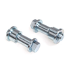 2x Kickstand Bolt/Pin + Flange Nut for Simson AWO Touren/Sport