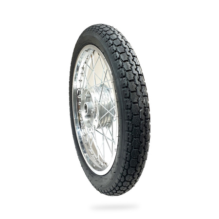 Kompletne koło szprychowe 1.6x16" do Simson S50 S51 KR51 Duo SR4 - szczotkowane aluminium