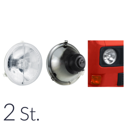 2x H4 Headlights TÜV Approved for VW Bus T2/T3 – Pair Main Lamps