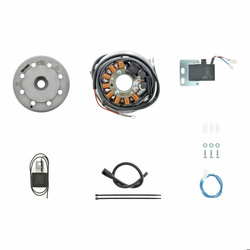 Lichtmagnetzündanlage für Husqvarna 125-400 mit Motoplat 90/110mm-Adapter