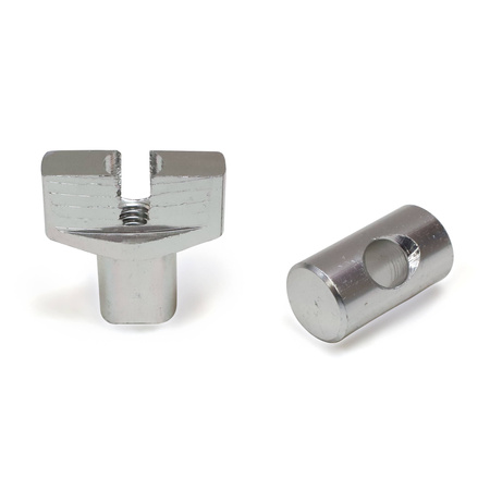 M6 Aluminum Brake Cable Adjuster for Simson S51 SR4 KR51 Schwalbe - Silver