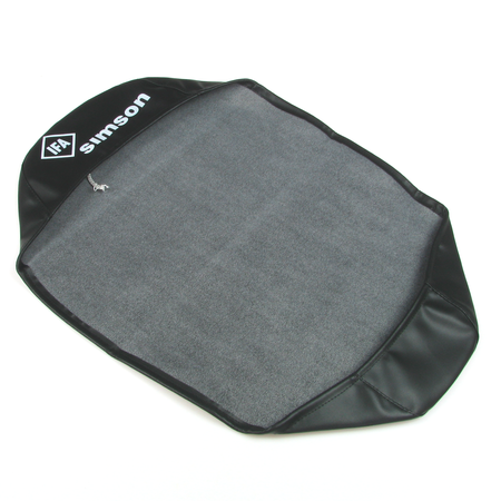 Waterproof seat cover suitable for Simson S50 S51 KR51 Schwalbe - black smooth