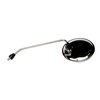 Right Chrome Rear Motorcycle Mirror Ø118 M10 for MZ ETZ/TS/ETS/JAWA