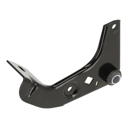 Left engine mount for Simson S50 S51 including rubber bushing - black coated