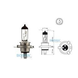Motorcycle Halogen H4/HS1 12V 35/35W Headlight Bulb PX43T E-marked