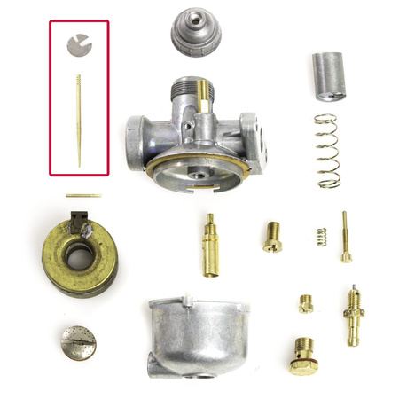 Carburetor Needle & Holder NKJ 123-4 for Simson SR1, SR2, Spatz KR50 MAW