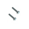 2 pcs 4x30mm galvanized slotted screws for Simson KR51/Schwalbe frame