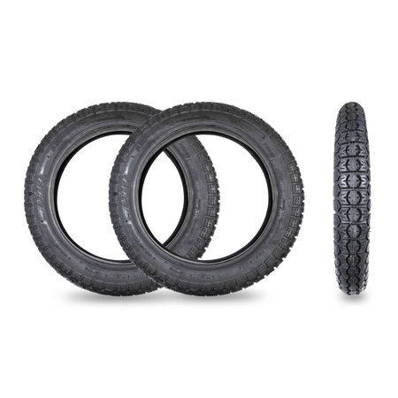 2x tires 3.50 x 16 F-876 up to 140km / h for MZ ES ETS TS 250 JAWA (3.50 - 16