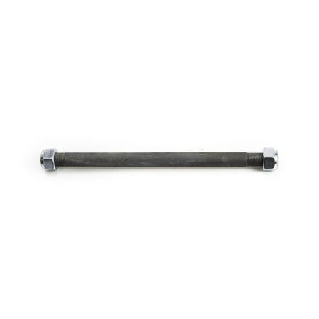 Replacement swingarm pivot bolt with lock nuts - MZ ETZ 150