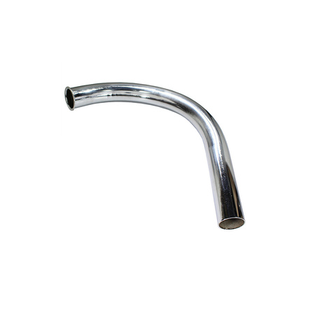 Left Exhaust Header ø40mm for CZ 350 - Chrome