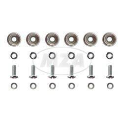 Mounting Kit for Aluminum Footboards for Simson Schwalbe KR51/1 KR51/2