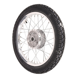 Complete Wheel Alloy Rim 1.6x16" for Simson Models - Perfectly Assembled
