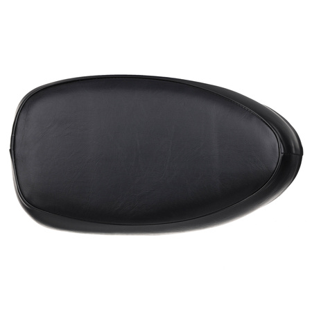 Seat Cover for Simson KR50 with Plate & Hinge - Black/Beige