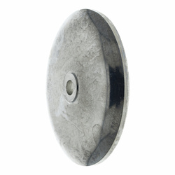 Polished aluminum front hub cap for Simson KR51/S50/S70 – glossy