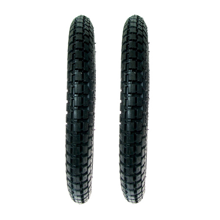 2x Awina 2.5x9 25D F-869 Moped Tyres for Romet Pony, Hercules CB1/2