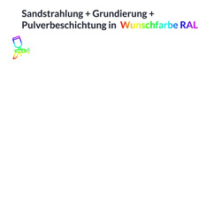 Service: Klarlack Pulverbeschichten