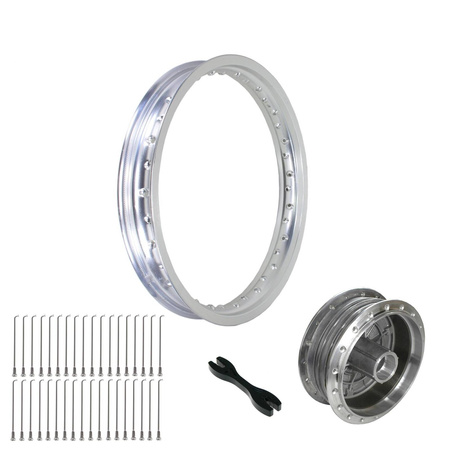 Aluminum Wheel Hub & Spoke Nipple Set for Simson S51/KR51/SR4