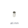 6mm Zinc-Plated Bowden Cable End Cap – Moped/Motorcycle