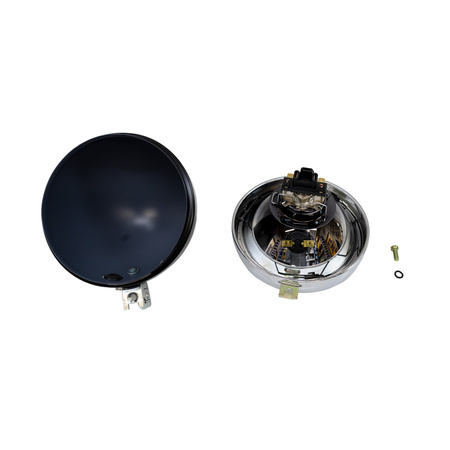 H4 Headlight Set with Parking Bulb (Metal) for Simson S51/S50