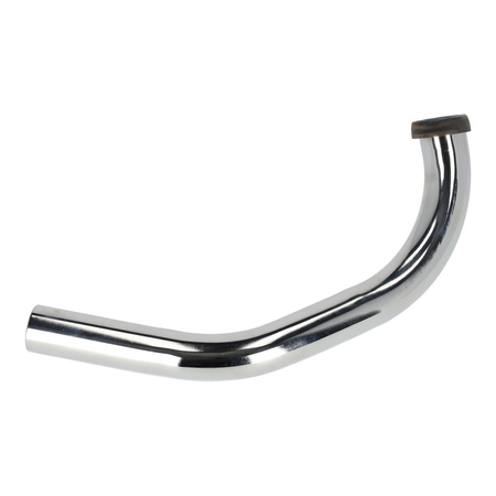 Tuningkrümmer für Simson Schwalbe KR51/2 — D32, chrom, mit Kugelflansch