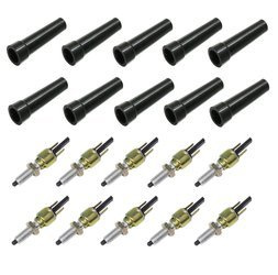 10x Bremslichtschalter vorn - Stoplicht + Gummikappe für Simson S51 SR50, MZ ETZ