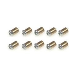 10x Schraubnippel Klemm-Nippel 8x10mm für Bowdenzug Kupplungszug Bremszug