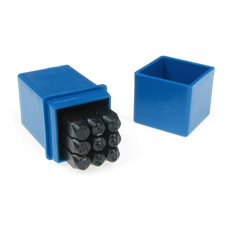 3mm DIN1451 Punch Digits for Motorcycle VIN/Type Plate - BGS Technic