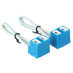 2x H7 PX26d Angled Ceramic Bulb Sockets - Motorcycle Headlight Repair