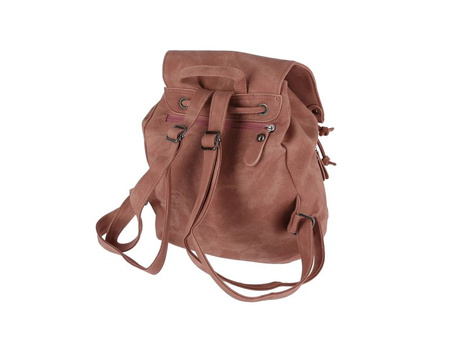 Rucksack SIMSON für Fans – Rosa PU-Leder, Praktische Fächer