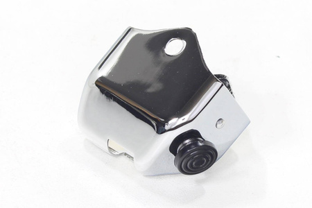 Simson chrome cap for headlight dip switch with side cutout